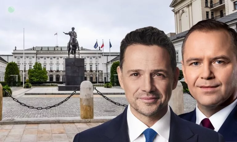 Trzaskowski kontra Nawrocki? Nowy sondaż (FOTO: canva)