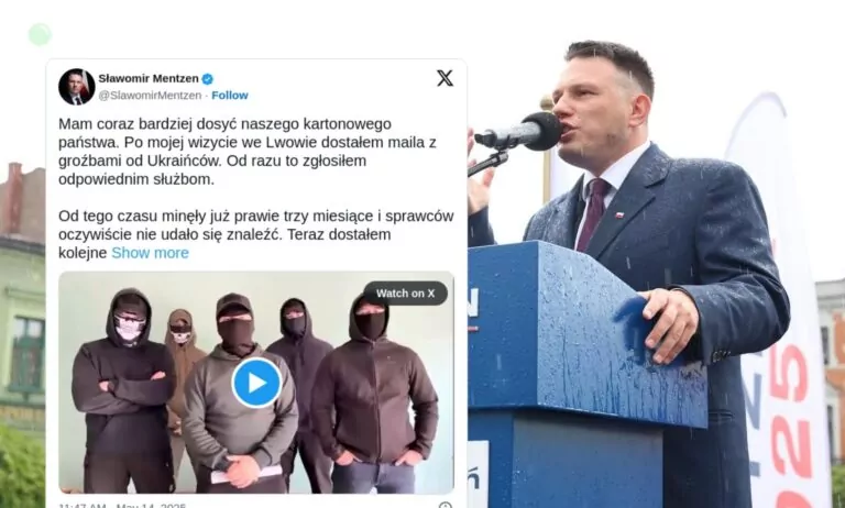Mentzen: „Machają zdjęciem mojej rodziny”. Groźby mają go uciszyć (FOTO: X/Słąwomir Mentzen/FB)