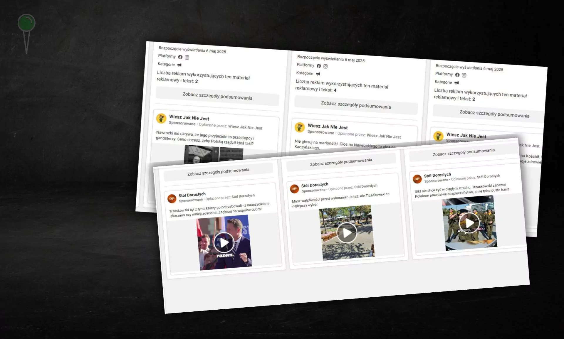 Anonimowe strony atakują Nawrockiego i Mentzen (FOTO: camva.com)