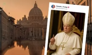 Donald Trump został papieżem. Kontrowersyjne zdjęcie prezydenta USA (FOTO: canva)