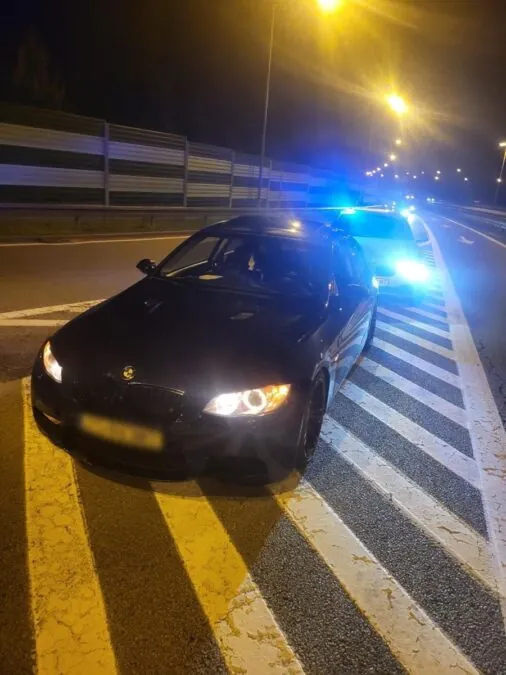 Policja rozbija nielegalne wyścigi w Trójmieście (FOTO: KWP Gdańsk)