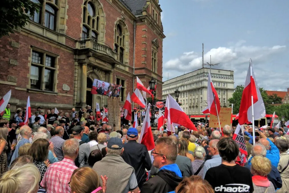 Gdańsk znowu mówi „nie” migrantom. Protest przeciwko decyzjom Tuska (FOTO: wbijamszpile.pl)