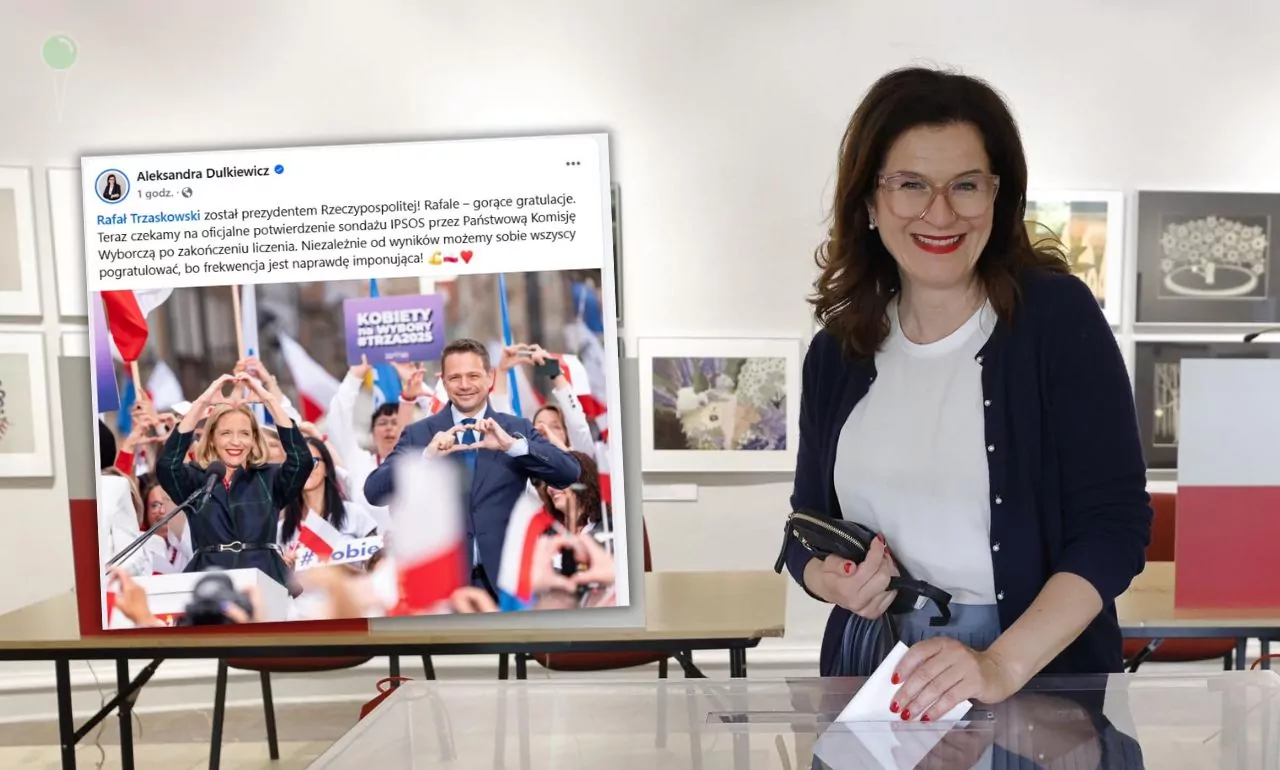 Dulkiewicz nie potrafi pogratulować prezydentowi z Gdańska (FOTO: Aleksandra Dulkiewicz/FB)
