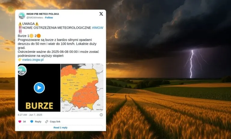 Grad, wiatr i deszcz: burza na Pomorzu także w sobotę (FOTO: wbijamszpile.pl)