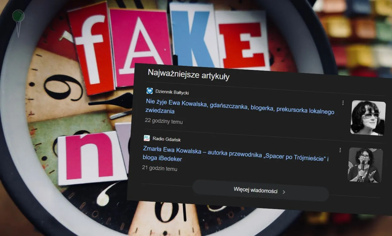 Skandaliczny fake news o śmierci prezydent Gdańska i mediów (FOTO: canva)