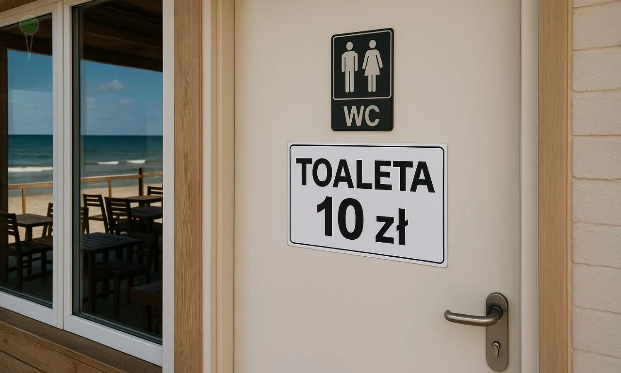 W Sopocie na siku z plaży tylko do knajpy (FOTO: wbijamszpile.pl)