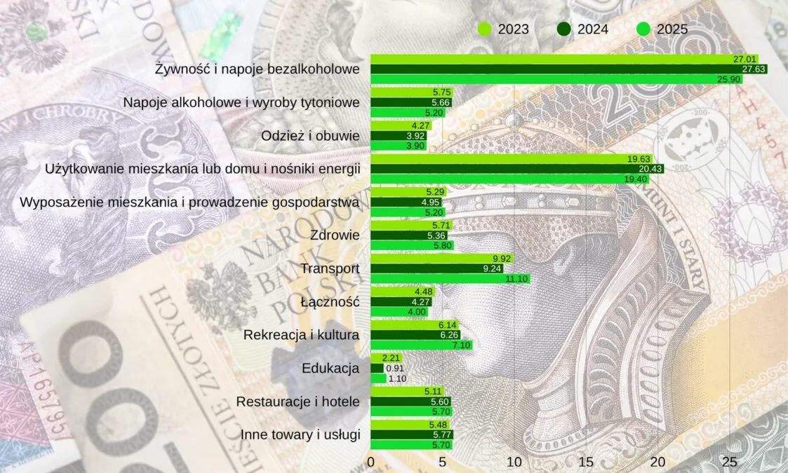 Koszyk inflacyjny GUS zmieniony – inflacja sztucznie zaniżona?