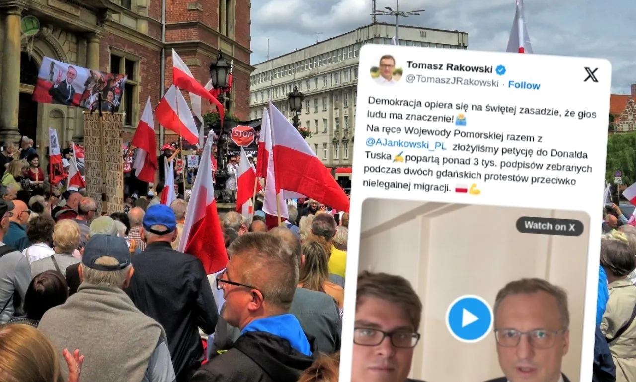 Gdańsk mówi „dość”! 3 tys. podpisów przeciwko paktowi migracyjnemu (FOTO: wbijamszpile.pl/X)