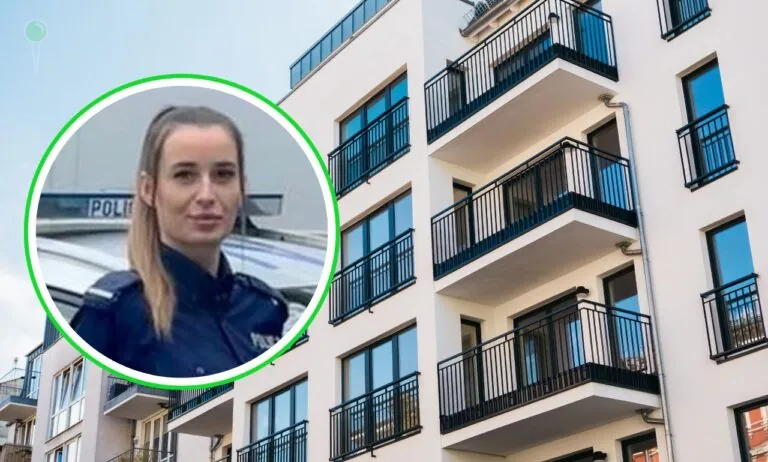 Mężczyzna chciał skoczyć z balkonu na Zaspie w Gdańsku (FOTO: canva/KMP Gdańsk)