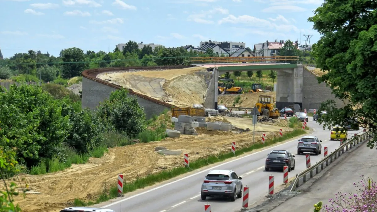 Budowa ul. Strzeleckiego - na al. Grunwaldzką (FOTO: wbijamszple.pl) 