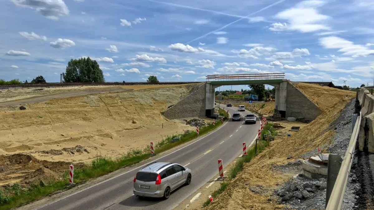 Budowa ul. Strzeleckiego - na al. Grunwaldzką (FOTO: wbijamszple.pl) 