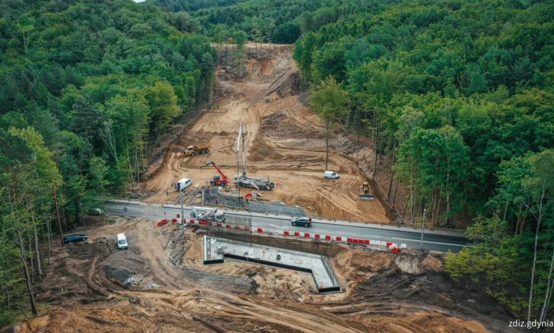 Realizacja Obwodnicy Witomina. Prace nabierają tempa (FOTO: Marcin Mielewski, ZDIZ Gdynia)