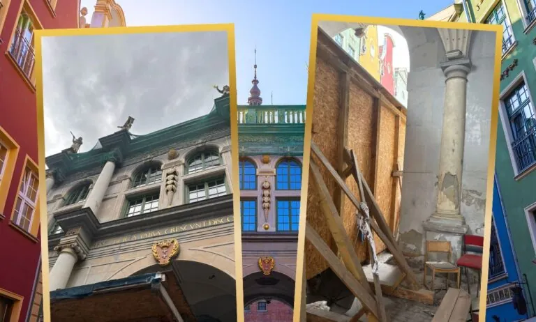 Złota Brama w ruinie – mocny głos radnych PiS z Gdańska (FOTO: Andrzej Skiba/mat. prywatne/canva)