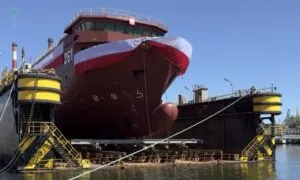 ORP Jerzy Różycki zwodowany. Nowa era rozpoznania na Bałtyku (FOTO: Władysław Kosiniak-Kamysz/X)