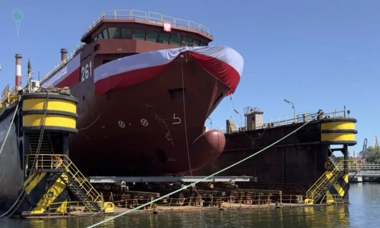 ORP Jerzy Różycki zwodowany. Nowa era rozpoznania na Bałtyku (FOTO: Władysław Kosiniak-Kamysz/X)