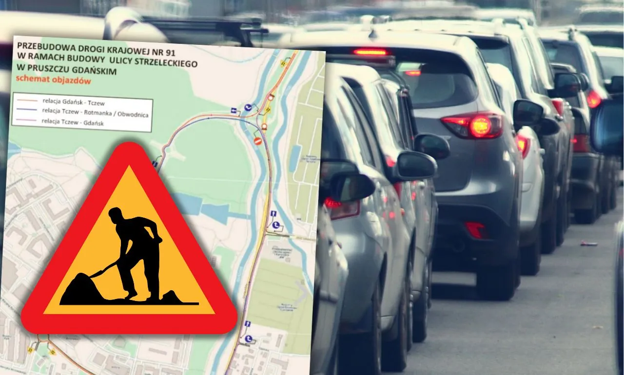 Objazdy w Pruszczu Gdańskim zablokują ruch? Pytania do urzędników (FOTO: canva)