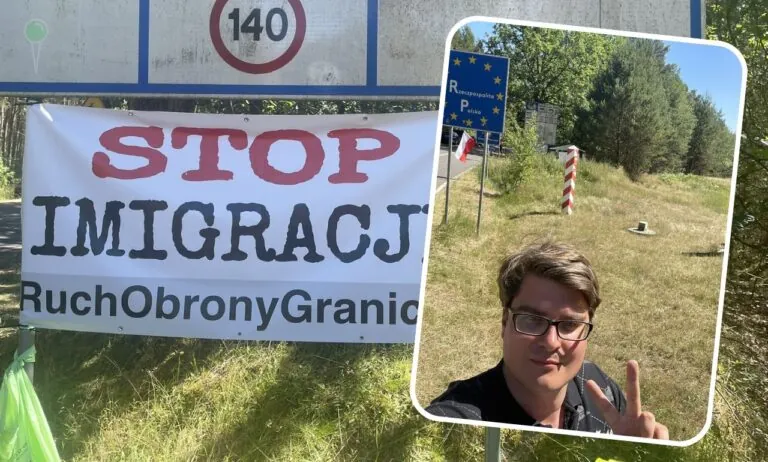 Radny z Gdańska na granicy z Niemcami: "Porażający widok" (FOTO: Aleksander Jankowski/X)