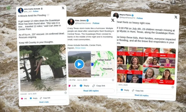 Powódź w Teksasie. Dziesiątki dzieci zaginionych po zalaniu obozu (FOTO: X)