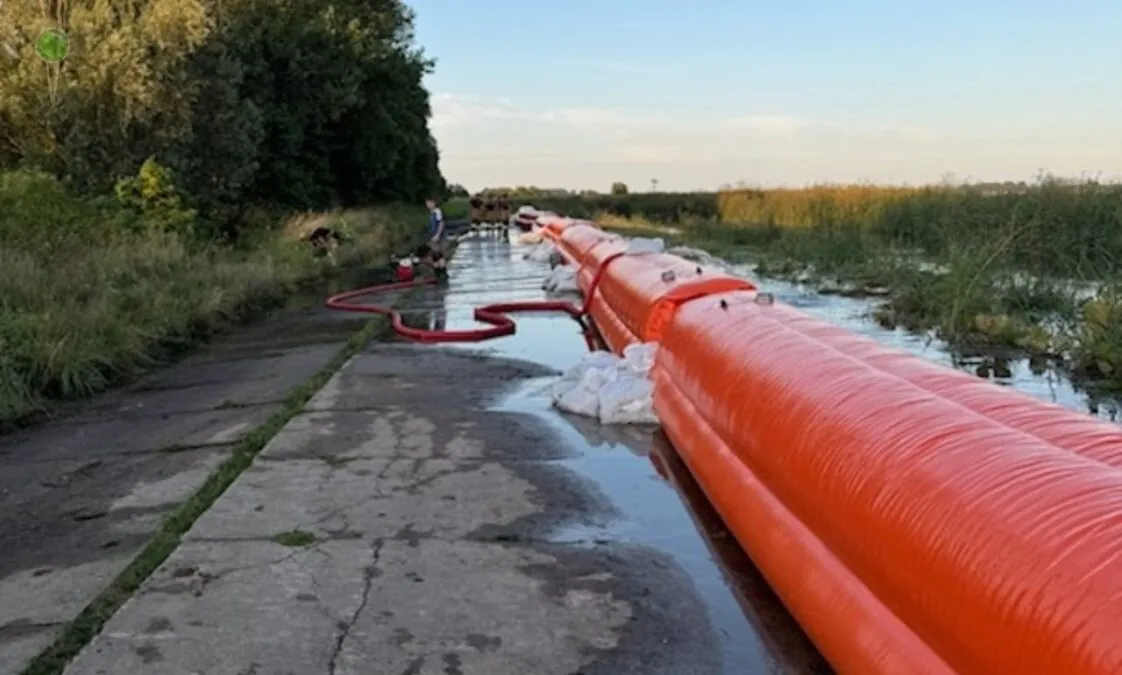 Bobry winne powodzi na Żuławach? Wody Polskie tłumaczą się (FOTO: RZWG Gdańsk)