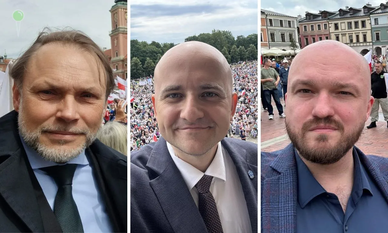 O lewej Grzegorz Lorek (PiS), Dariusz Matecki (PiS) i Witold Tumanowicz (Konfederacja). (FOTO: kompilacja zdjęć z profili posłów)
