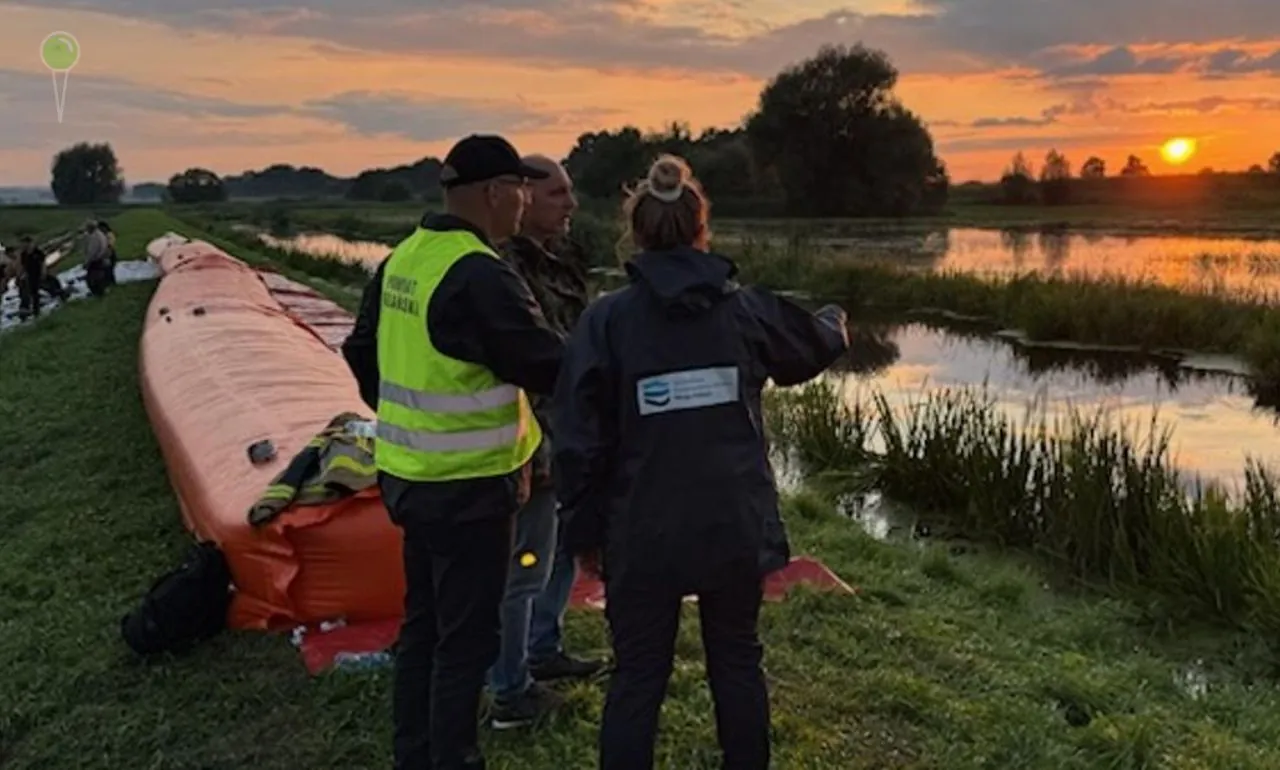 Nasiąknięte wały na Żuławach. Wciąż trwa walka z wysoką wodą (FOTO: RZGW Gdańsk Wody Polskie)