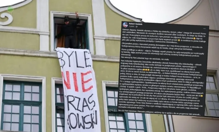 Policjanci żądają 89 tys. zł od fotoreportera za zdjęcia z Batmanem (FOTO: Robert Kwiatek/FB)