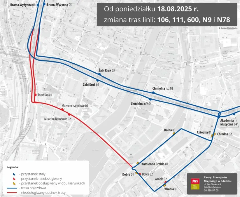 Most Popielny w Gdańsku zamknięty dla aut. Rusza remont za 2 mln zł (FOTO: gdansk.pl)