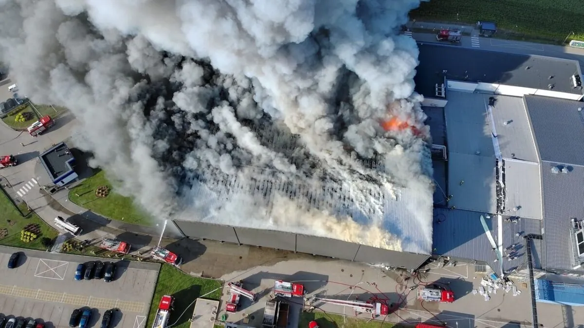 Pożar w Kawli pod Sierakowicami (FOTO: Straż Pożarna)