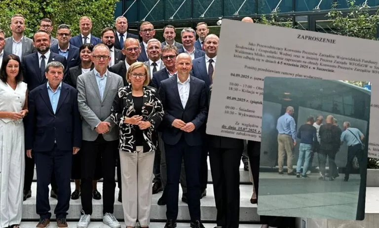 Zieloni baronowie i tłuste rachunki. Jak WFOŚiGW robią sobie święto (FOTO: WFOŚIGW/FB/wbijamszpile.pl)