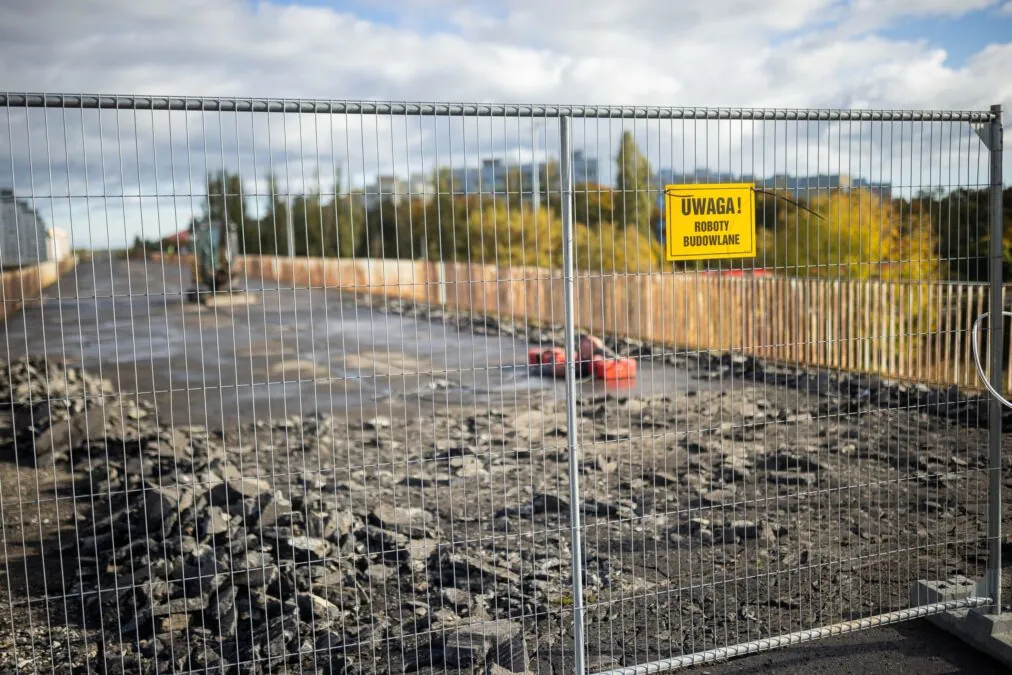 Znika kładka nad al. Jana Pawła II w Gdańsku. Czas na paraliż (FOTO: K. Jasiński/gdansk.pl)