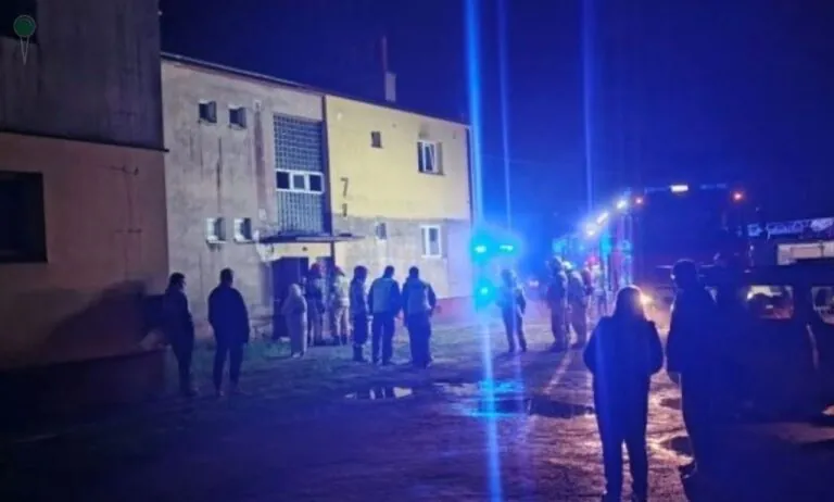 Czernin: policjanci weszli w ogień, by ratować mieszkańców (FOTO: KPP Sztum)