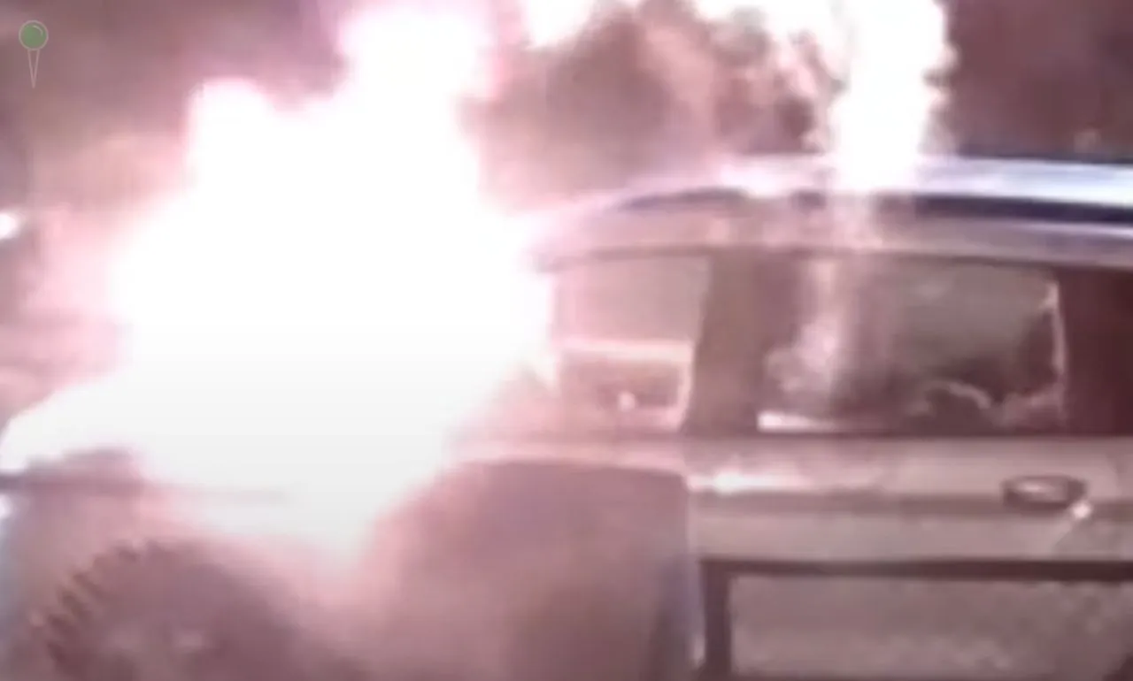 Seria podpaleń aut z Ukrainy w Gdyni (FOTO: KMP Gdynia)