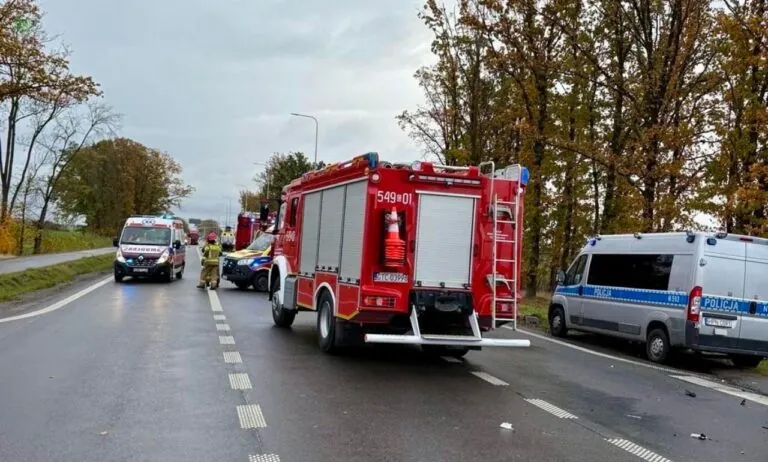 Śmiertelny wypadek pod Tczewem (FOTO: KPP Tczew)