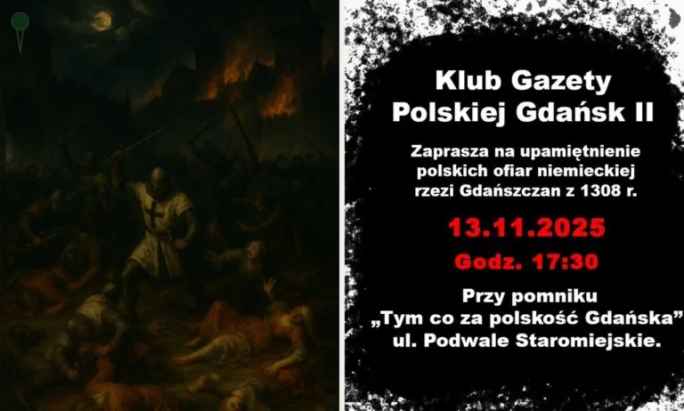 717. rocznica rzezi Gdańska. Społeczne obchody (FOTO: mat. organizatora)