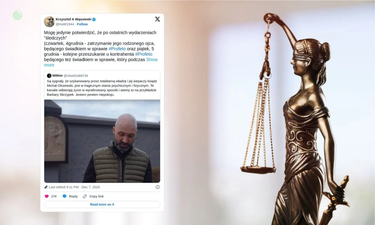 Dramatyczny wpis prawnika o stanie ks. Michała Olszewskiego (FOTO: canva)