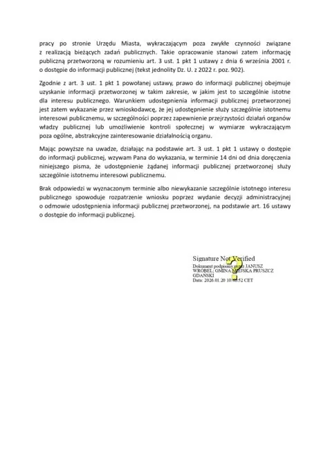 Miasto blokuje dostęp do danych o umowach. Co ukrywa Pruszcz Gdański? (FOTO: canva/BIP Pruszcz Gdański)