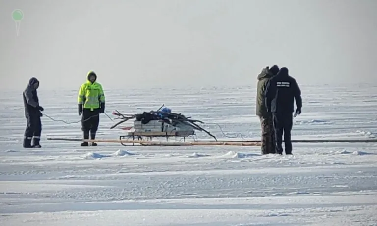 Rybacy blisko Rosji. O włos od przekroczenia granicy na Zalewie Wiślanym (FOTO: MOSG)