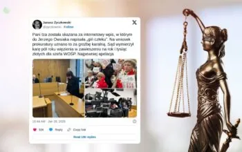 „Giń człeku” do Owsiaka i kara więzienia dla emerytki. Tak orzekł sąd (FOTO: canva/X)