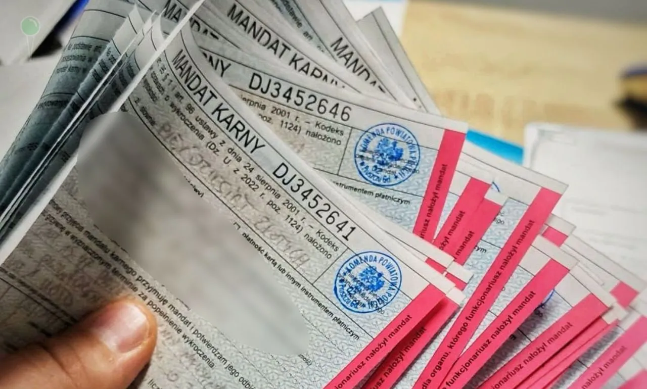 Policjant z Pruszcza Gdańskiego wystawił 18 mandatów jednemu kierowcy (FOTO: KPP Pruszcz Gdański)