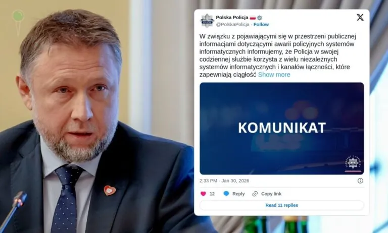 Groźna awaria w sieci IT Policji. Trwa ustalanie przyczyn (FOTO: Marcin Kierwiński/FB)