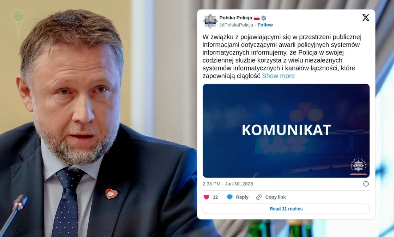 Groźna awaria w sieci IT Policji. Trwa ustalanie przyczyn (FOTO: Marcin Kierwiński/FB)