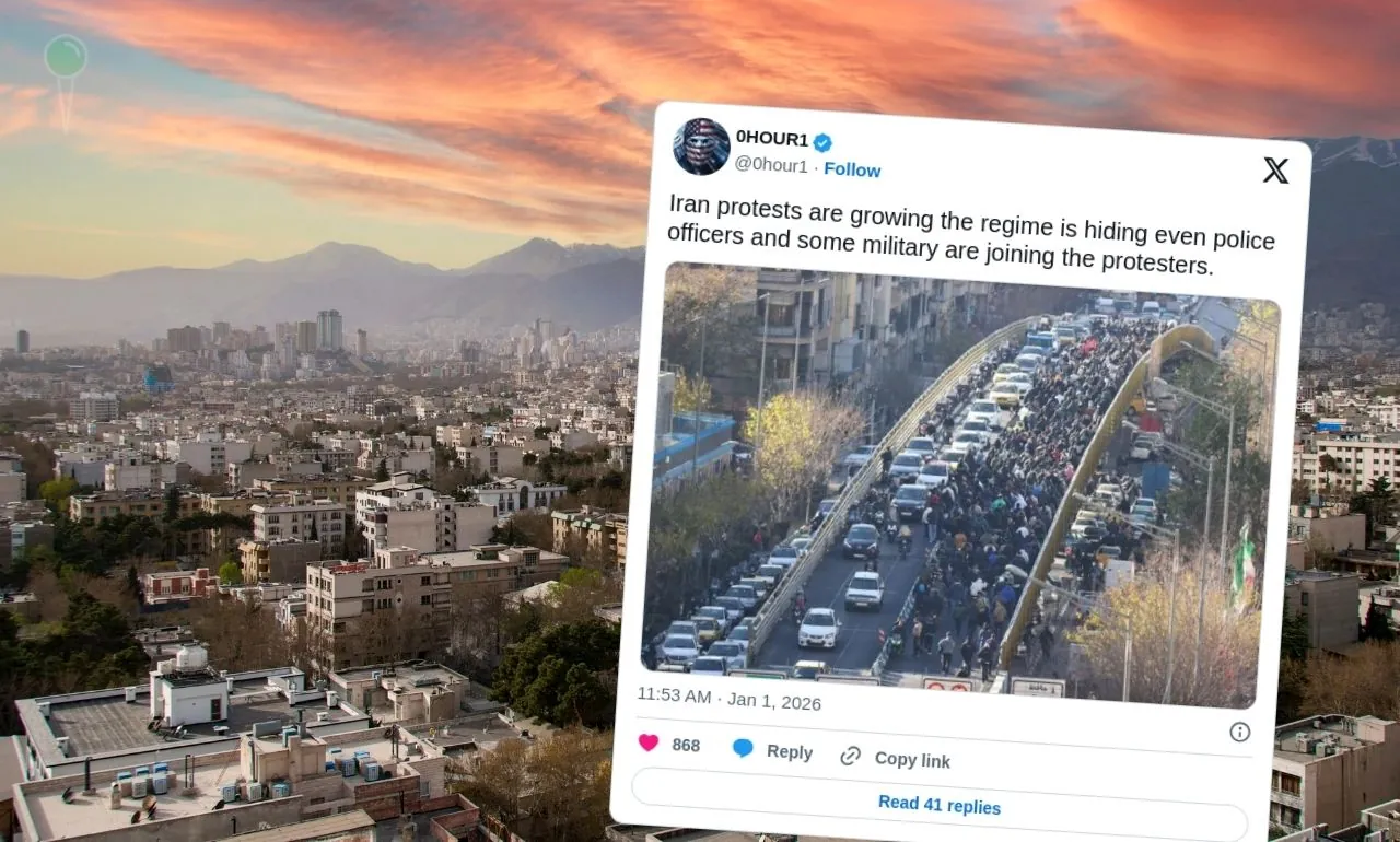 Iran: pierwsze ofiary protestów. Demonstracje docierają do Kom (FOTO: canva/X)