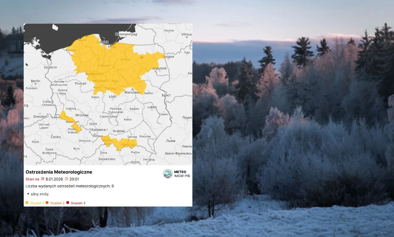 Arktyczne uderzenie na Pomorzu