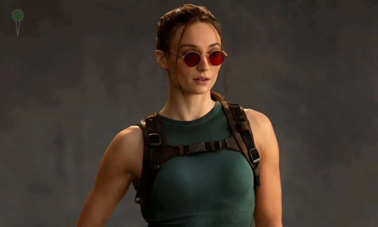 Sophie Turner jako Lara Croft. Pierwsze zdjęcie z planu (FOTO: Amazon Prime)