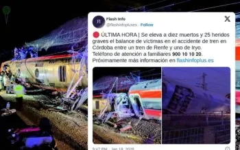 Katastrofa kolejowa w Hiszpani. Nie żyje 21 osób. Jakie są przyczyny dramatu? (FOTO: Flashinfo/X)