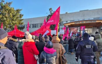 Lewica chce zakazu modlitwy pod szpitalem na Zaspie. Co zrobi Dulkiewicz? (FOTO: Kaja Godek/X)