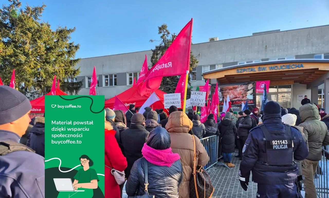 Szpital w Gdańsku ujawnia dane o aborcjach za 2025 rok (FOTO: Kaja Godek/X)