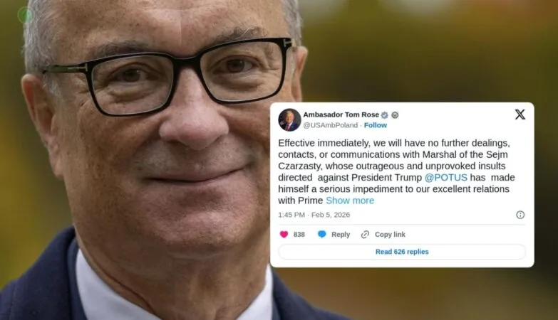 Ambasador USA zrywa kontakty z Włodzimierzem Czarzastym (FOTO: Włodzimierz Czarzasty/FB/X)
