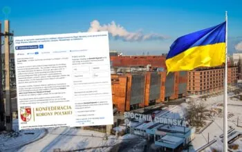 Ukraińskie flagi, wojna i emocje. Gdańsk między solidarnością a sprzeciwem (FOTO: canva/ECS/petycje.pl)