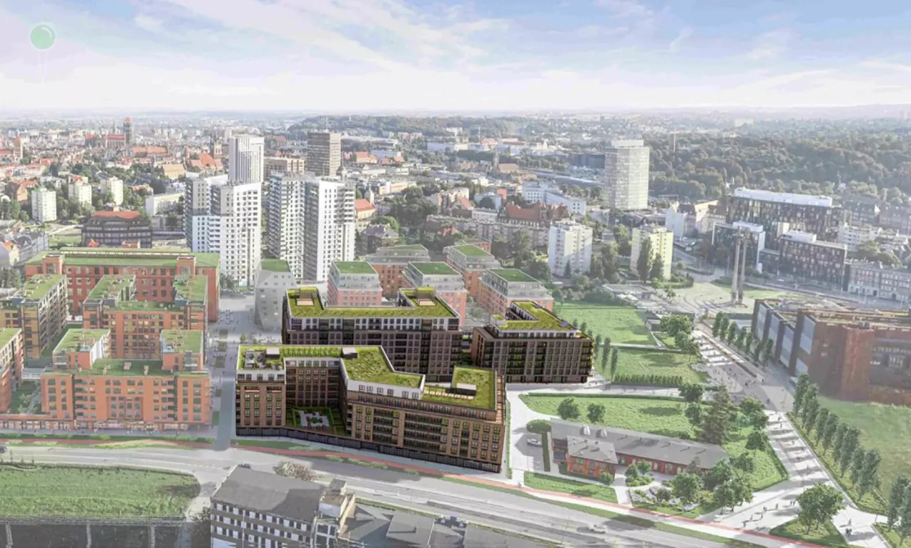 Tereny postoczniowe pod zabudową. Co powstanie obok Montowni? (FOTO: mat. inwestora)